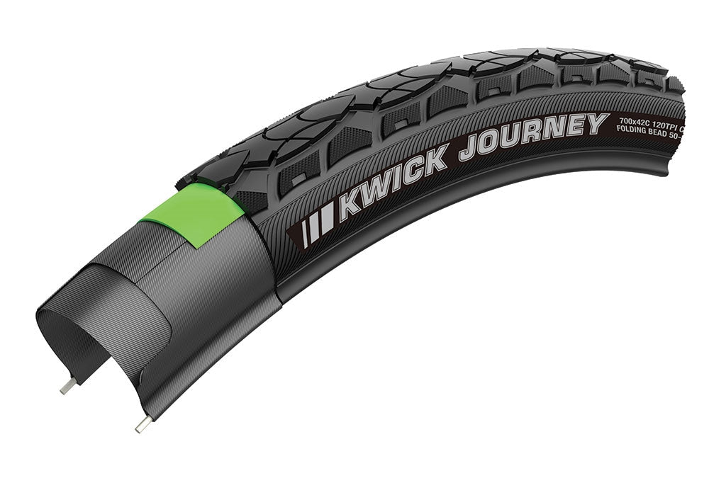 700 x 50C 50 622 Kenda Kwick Journey Tire with K Shield E 50 Plain Bicycle