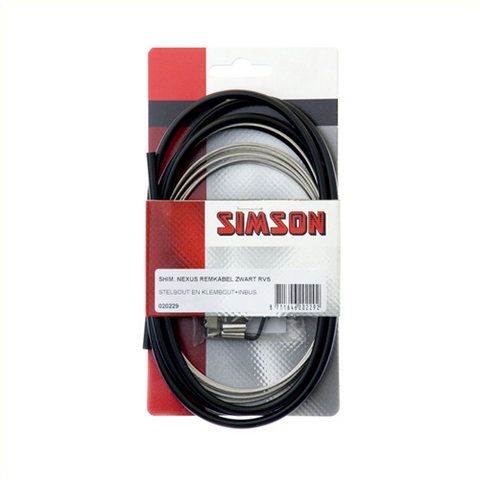 Simson Complete Brake Cable Set for Shimano Nexus Roller brake