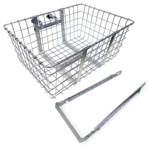 Wald #157 Front Delivery Basket Chrome