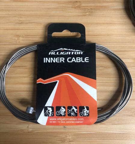 Alligator Inner Brake cable 3500mm, Stainless Steel —Retail packaging