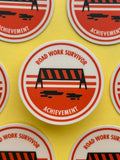 Bear Face Winnipeg Achievement Stickers