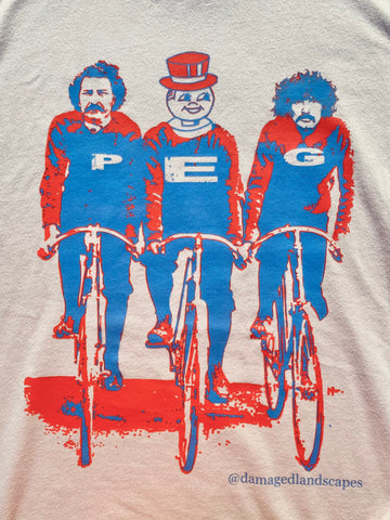 Red & Blue Peg Road Rash Shirt