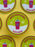 Bear Face Winnipeg Achievement Stickers