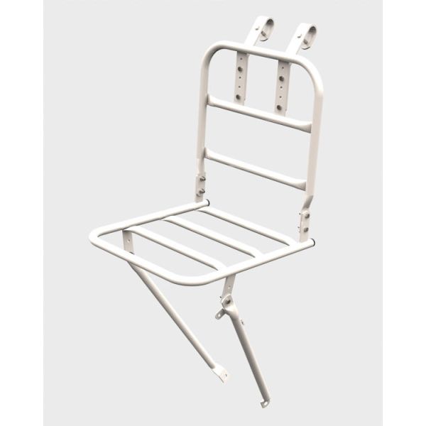 Dutch Front Rack Carrier 28 Transport White Plain Bicycle