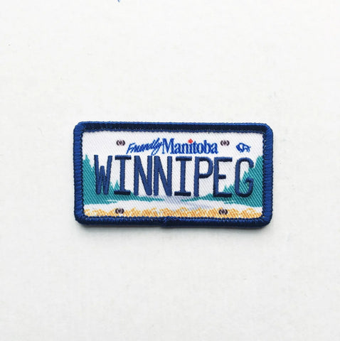 Patch - Winnipeg License Plate